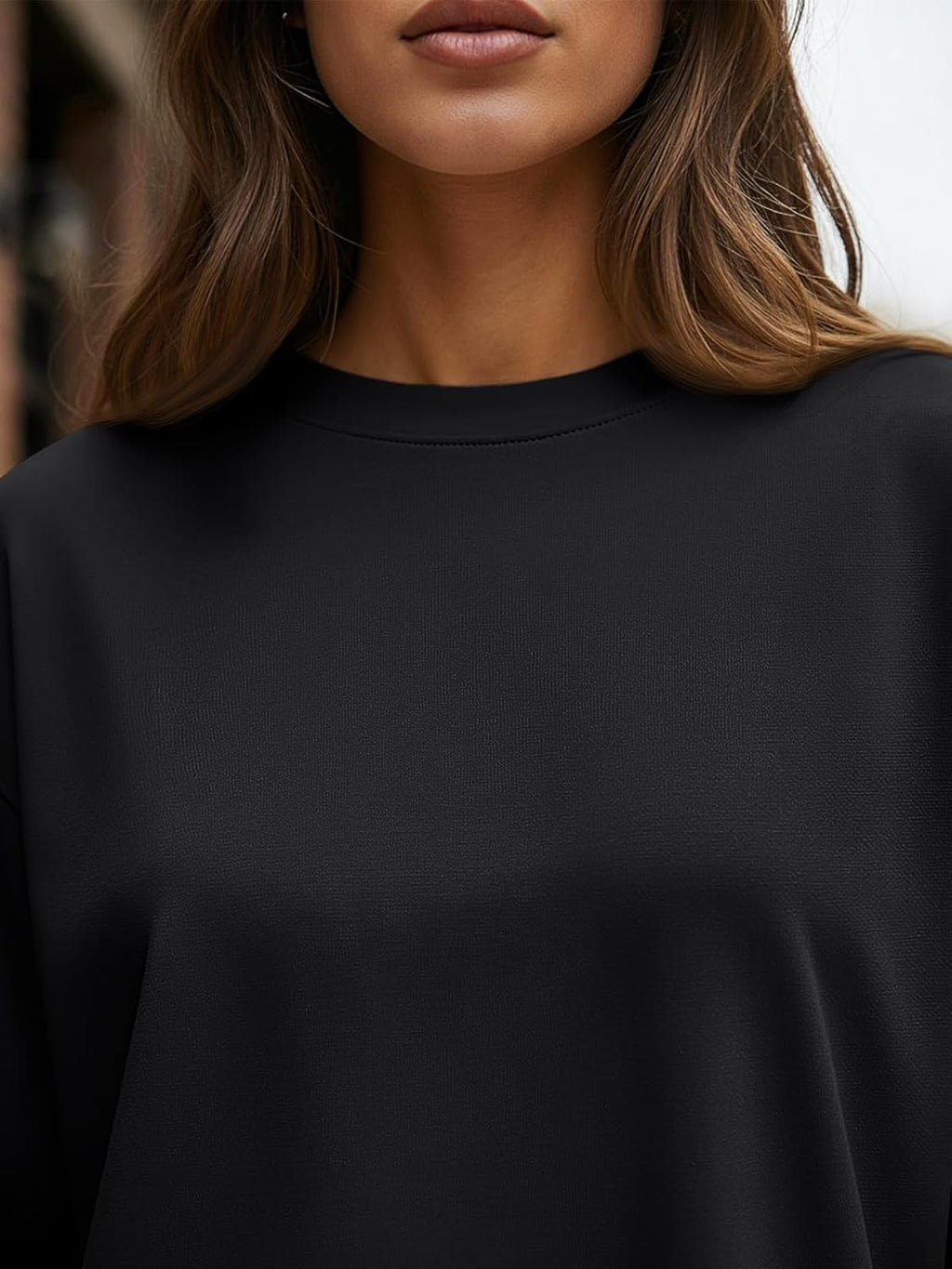 Trendy Queen Womens Oversized Long Sleeve T Shirts 2025 Basic Crewneck Tee Fall Tops Casual Workout Y2K Clothes