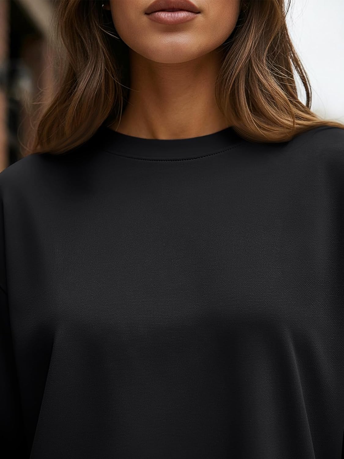 Trendy Queen Womens Oversized Long Sleeve T Shirts 2025 Basic Crewneck Tee Fall Tops Casual Workout Y2K Clothes