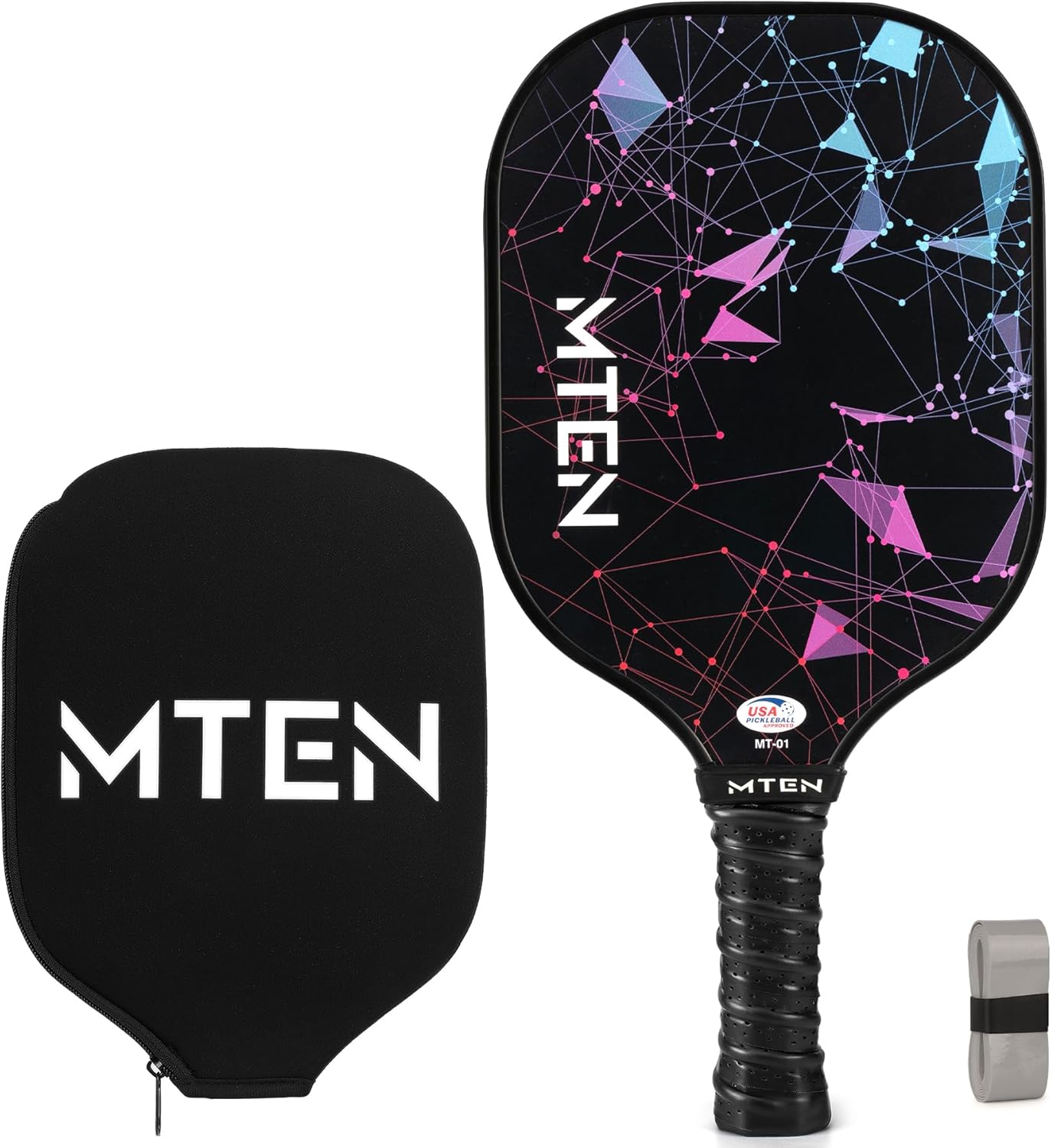 Pickleball Paddles, USAPA Approved Fiberglass Surface Pickleball Set with Pickleball Rackets, Pickleball Paddles Set for Men Women