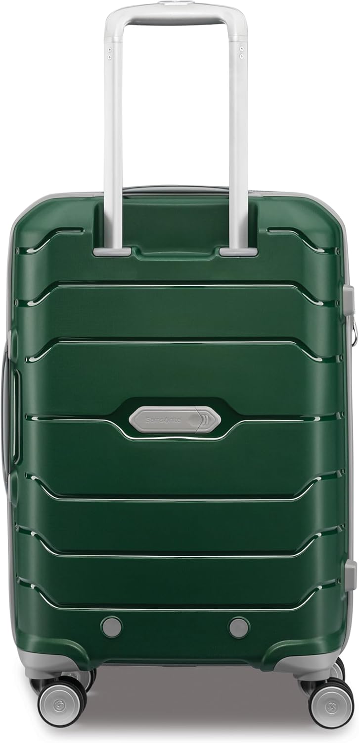 Samsonite Freeform Hardside Carry-On Luggage with Spinner Wheels - Hardshell Suitcase - TSA, Airline-Approved - Expandable Hard Shell, Smooth Rolling Wheels for Lightweight Travel - Navy