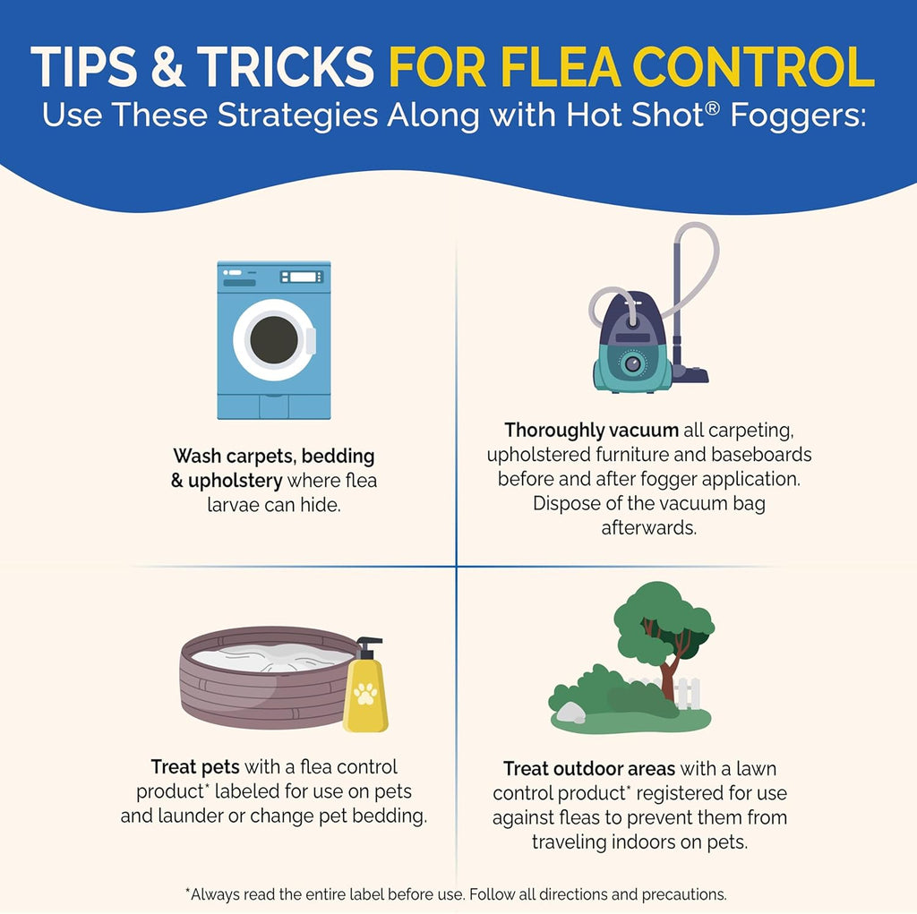 Hot Shot Fogger With Odor Neutralizer 6 Count-2 Ounce Cans (2 Pack), Controls Heavy Insect Infestations