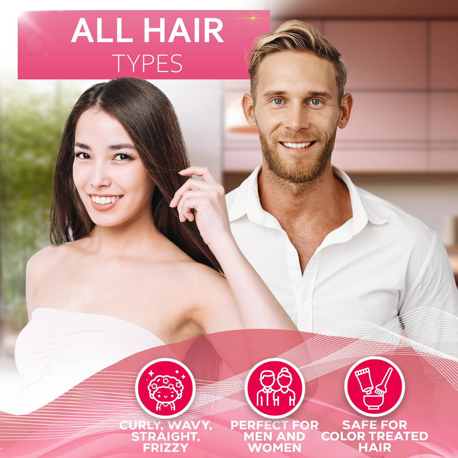 Biotin Shampoo and Conditioner Set - Sulfate and Paraben Free Treatment for Men and Women - Hair Thickening Volumizing Products to Help Boost Thinning Hair with Added Keratin