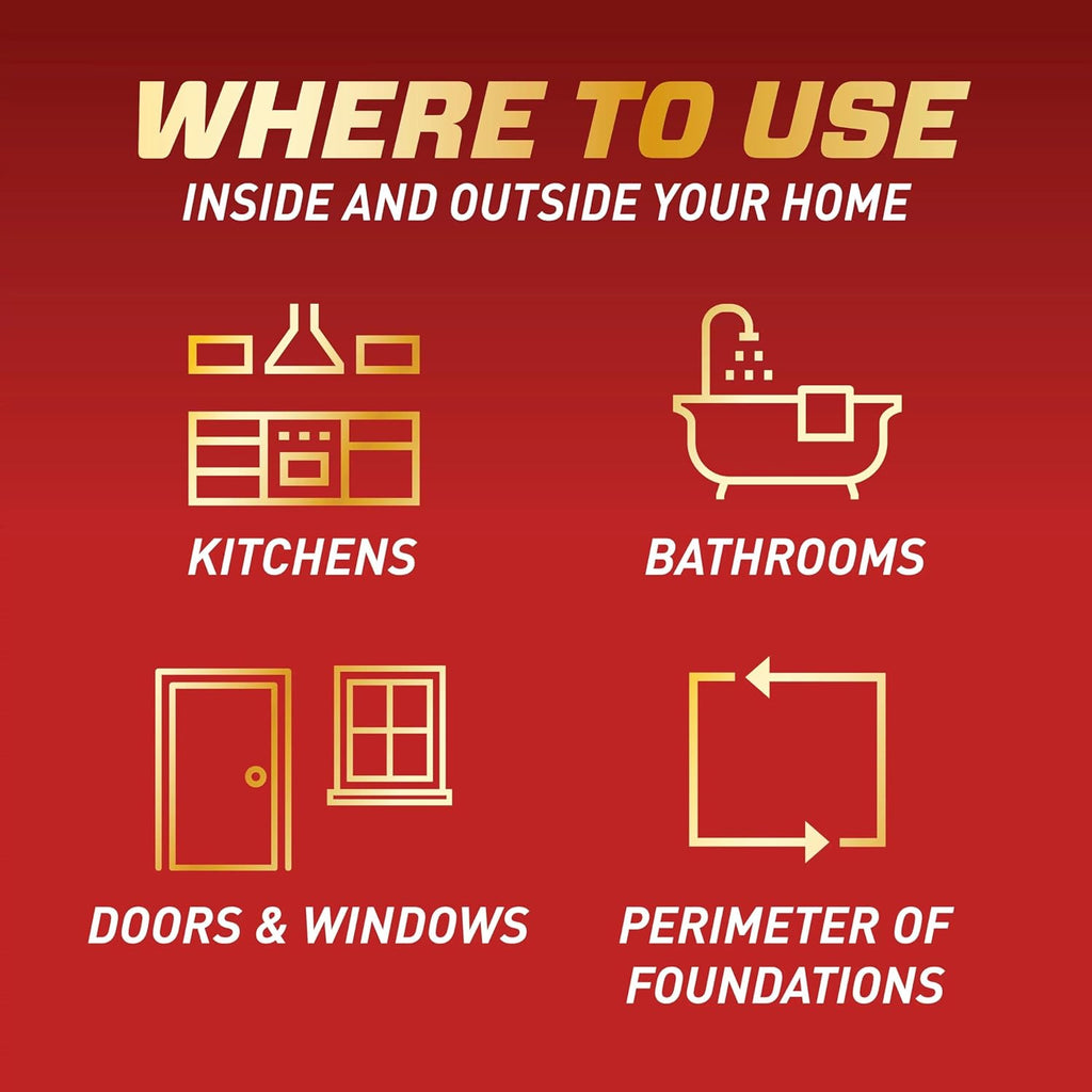 Ortho Home Defense Insect Killer for Indoor and Perimeter2 with Comfort Wand, Controls Ants, Roaches, Spiders and More, 1.33 gal