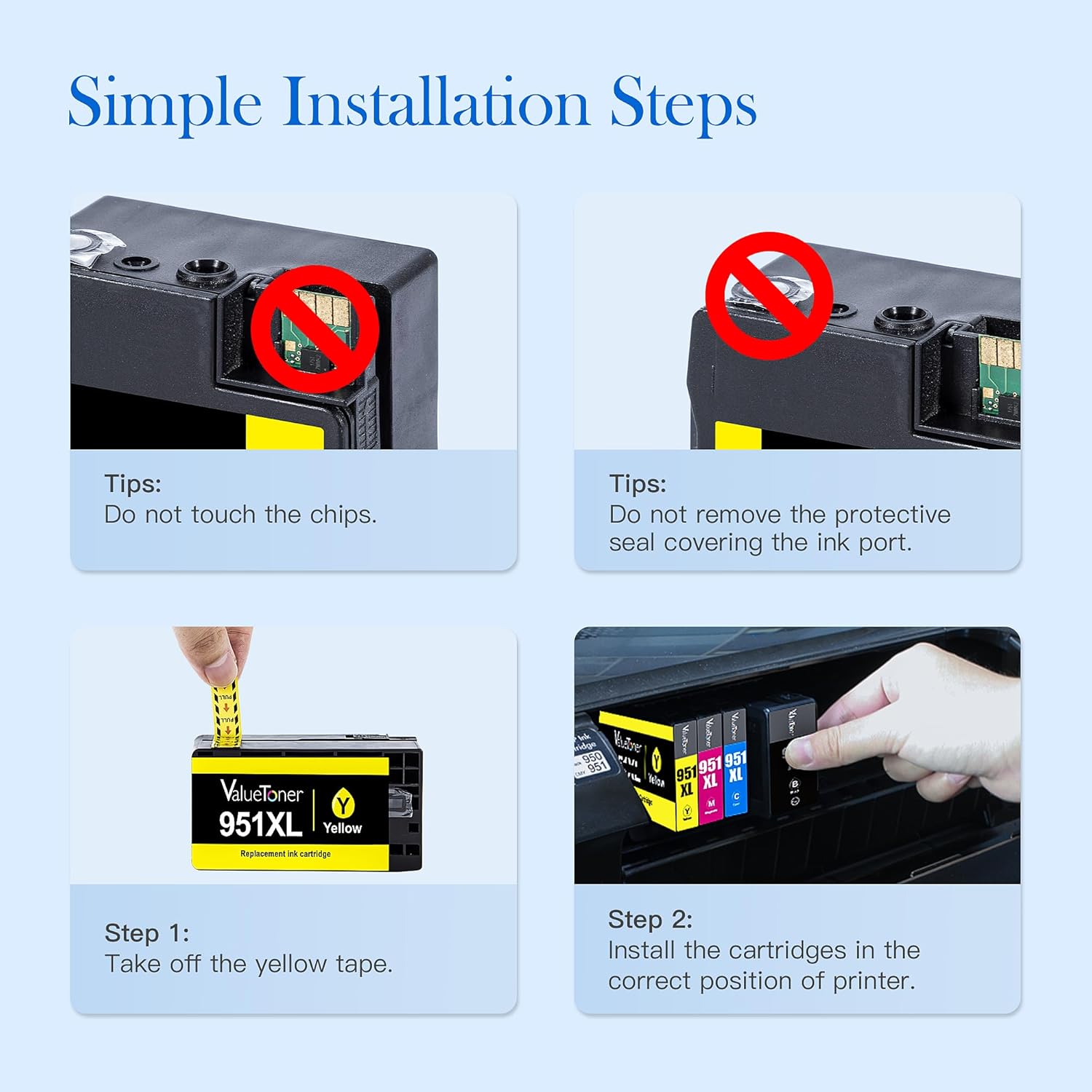 Valuetoner 245XL Ink Cartridge Replacement for Canon 245XL 246XL Combo Pack PG-245XL CL-246XL for Pixma TR4520 TR4527 MG2522 MG2520 MX490 MX492 TS202 TS302 TS3320 MG2920 Printer (Black, Color)