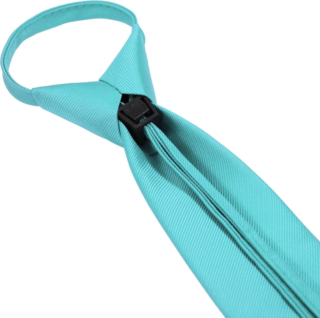 JEMYGINS 3.15“Solid Color Pre-tied Adjustable Necktie for Business and Wedding