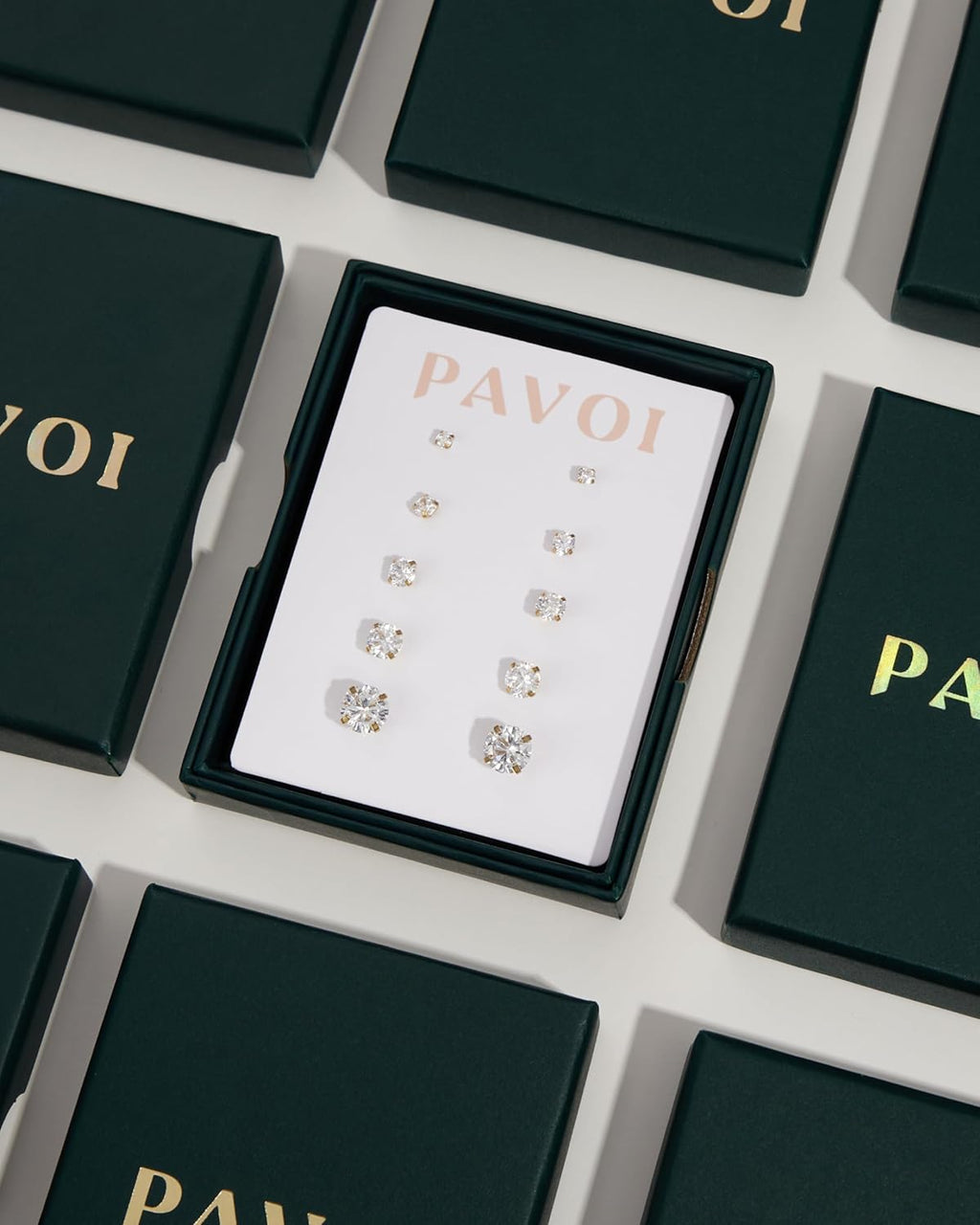 PAVOI 14K-18K Yellow Gold Plated 925 Sterling Silver Posts Three Pairs Small Hoop Earrings for Women - Statement Gold Hoop Earrings Set - Cubic Zirconia Rope Teardrop Chunky Huggie Earscape Piercings