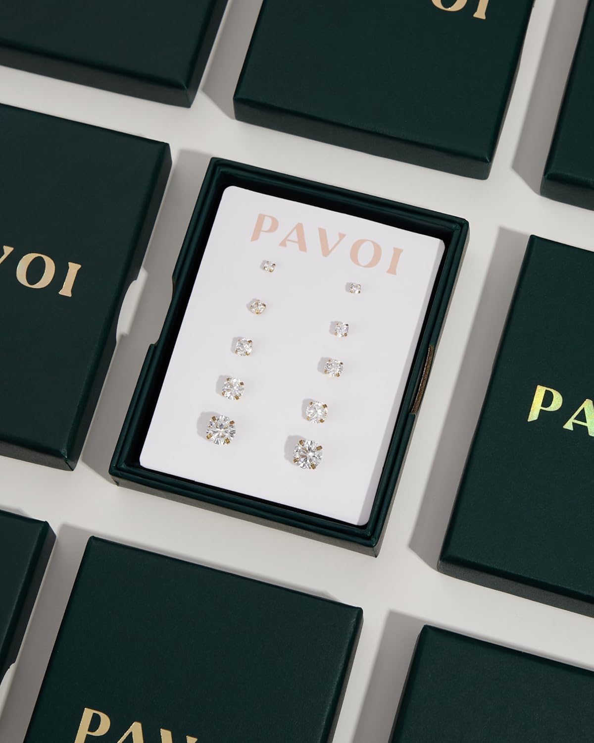 PAVOI 14K-18K Yellow Gold Plated 925 Sterling Silver Posts Three Pairs Small Hoop Earrings for Women - Statement Gold Hoop Earrings Set - Cubic Zirconia Rope Teardrop Chunky Huggie Earscape Piercings