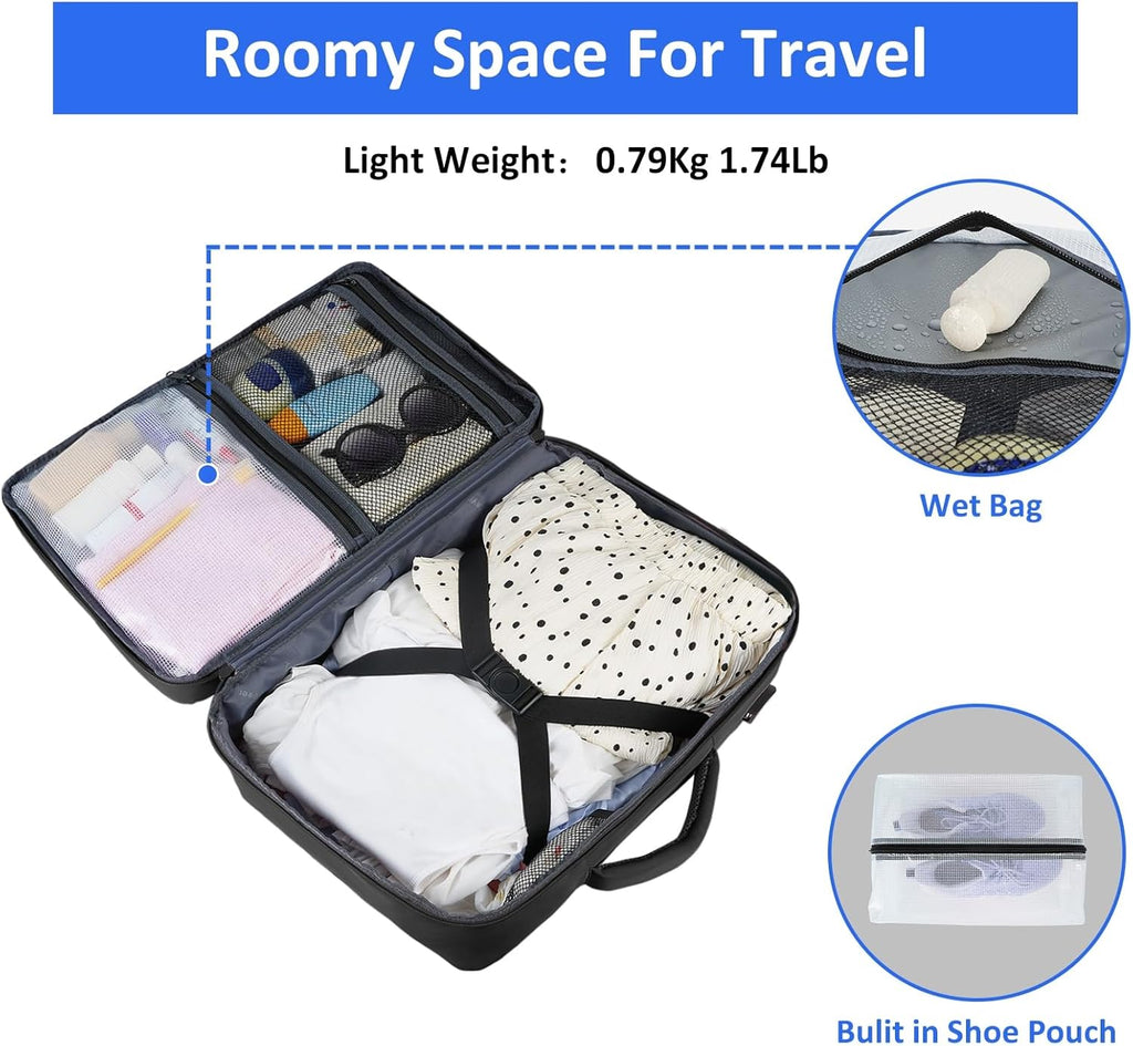 Taygeer Travel Backpack for Women, Carry On Backpack with USB Charging Port & Shoe Pouch, TSA 15.6inch Laptop Mochila Flight Approved, Nurse Bag Casual Daypack for Weekender Business Hiking, Pink