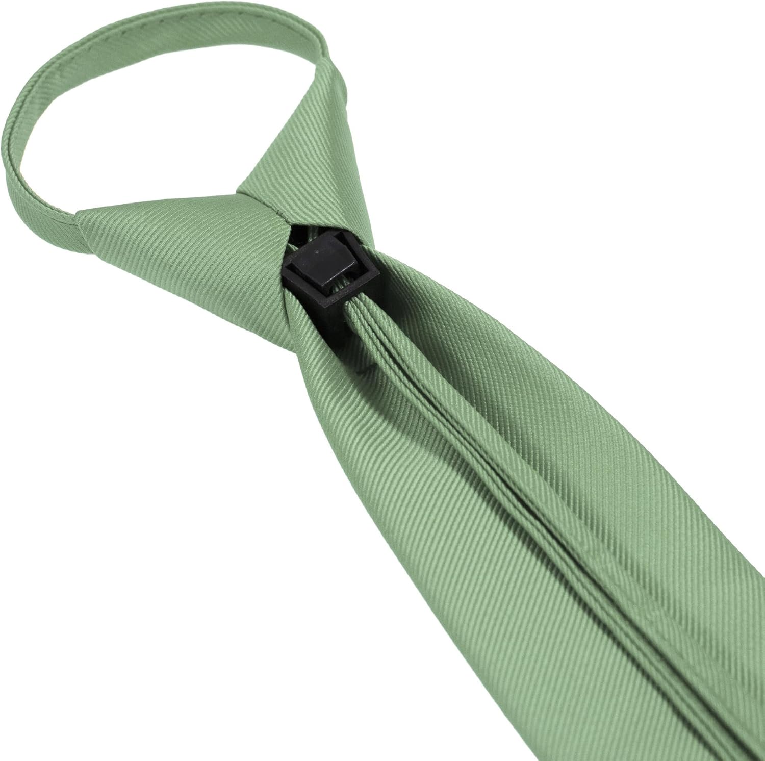 JEMYGINS 3.15“Solid Color Pre-tied Adjustable Necktie for Business and Wedding