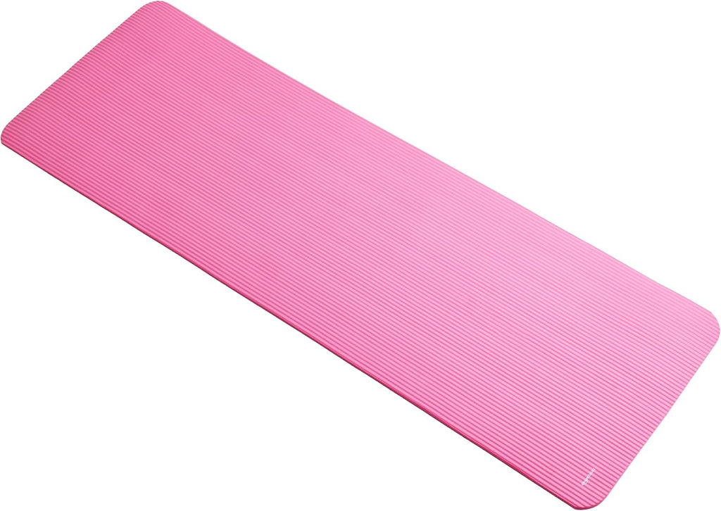 Basics 1/2 Inch Extra Thick Exercise Yoga Mat with Carrying Strap, Cushioned Support, for Fitness and Gym Workouts