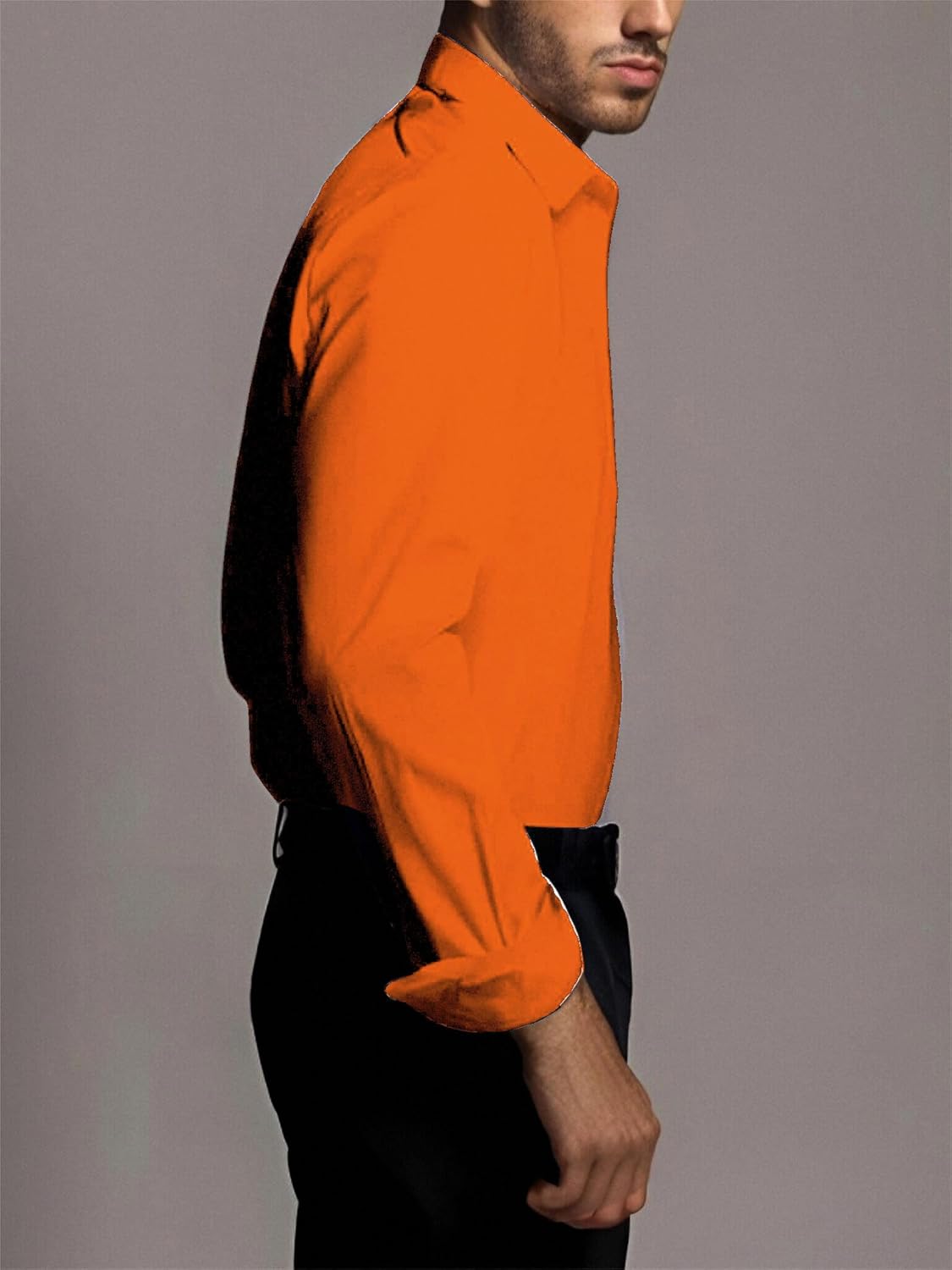 BEILU Stretch Mens Slim Fit Dress Shirts Formal Long Sleeve Button Down Shirts