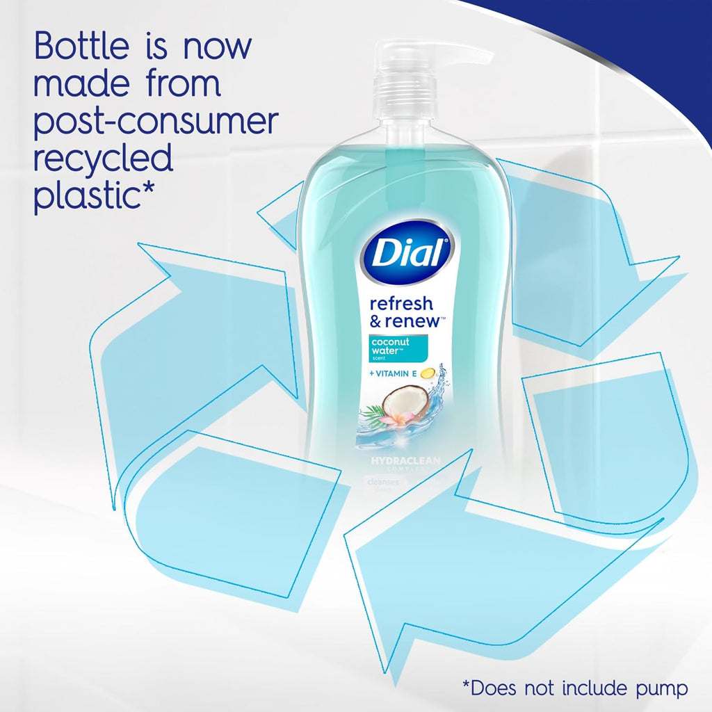 Dial Body Wash, Refresh & Renew Spring Water, 32 fl oz