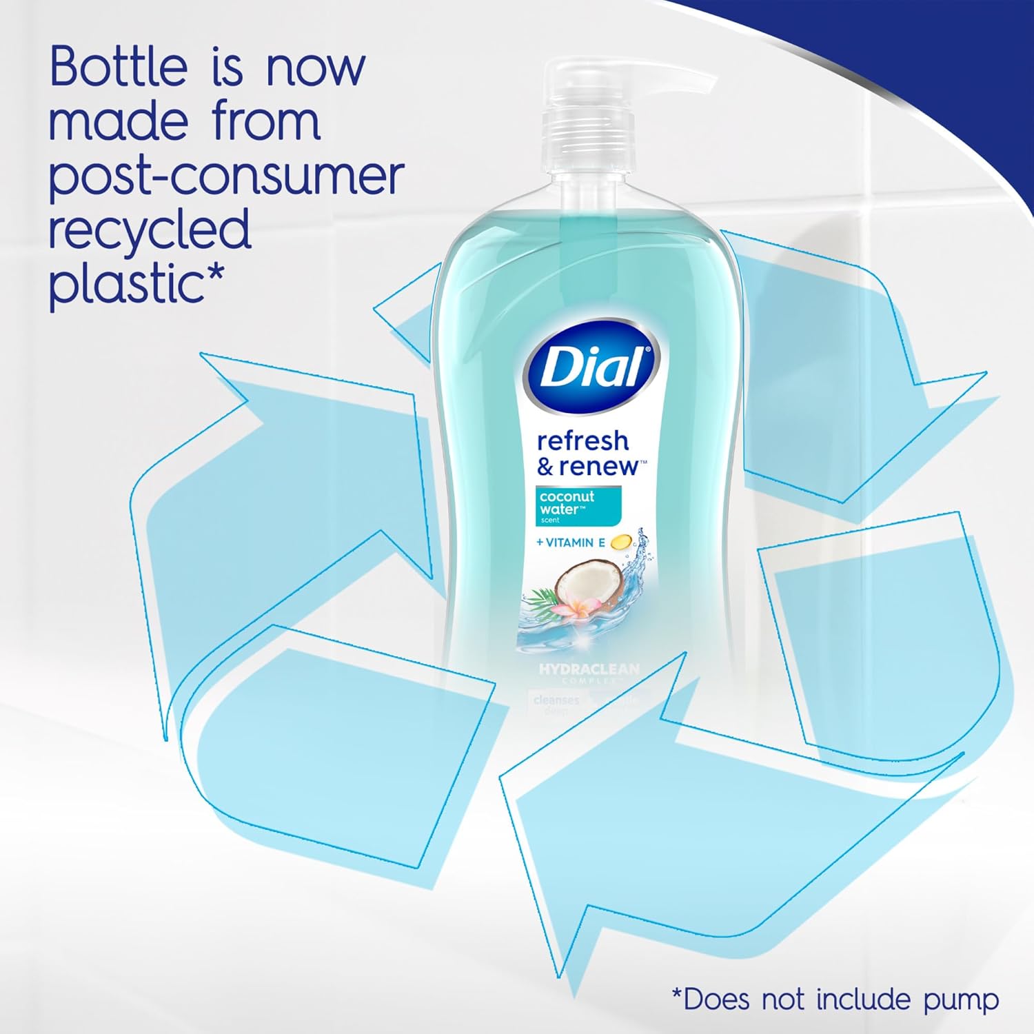 Dial Body Wash, Refresh & Renew Spring Water, 32 fl oz