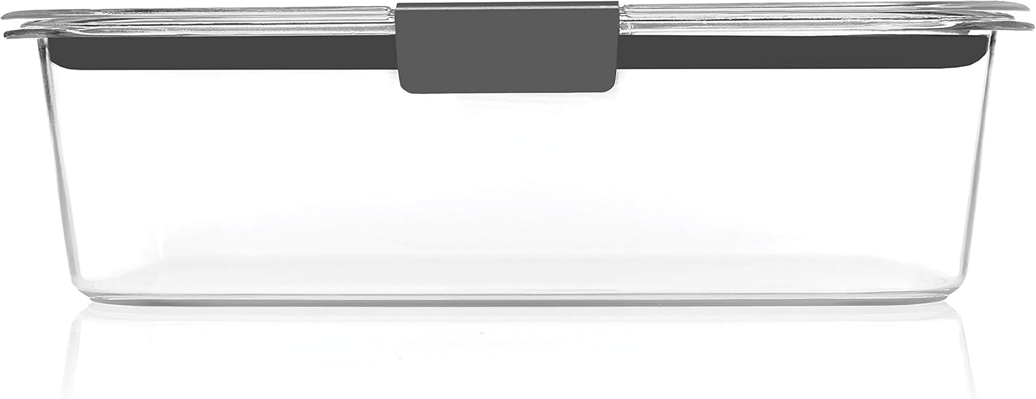 Rubbermaid Brilliance Food Storage Containers BPA Free Airtight Lids Ideal for Lunch Meal Prep & Leftovers Set of 5 (3.2 Cup)