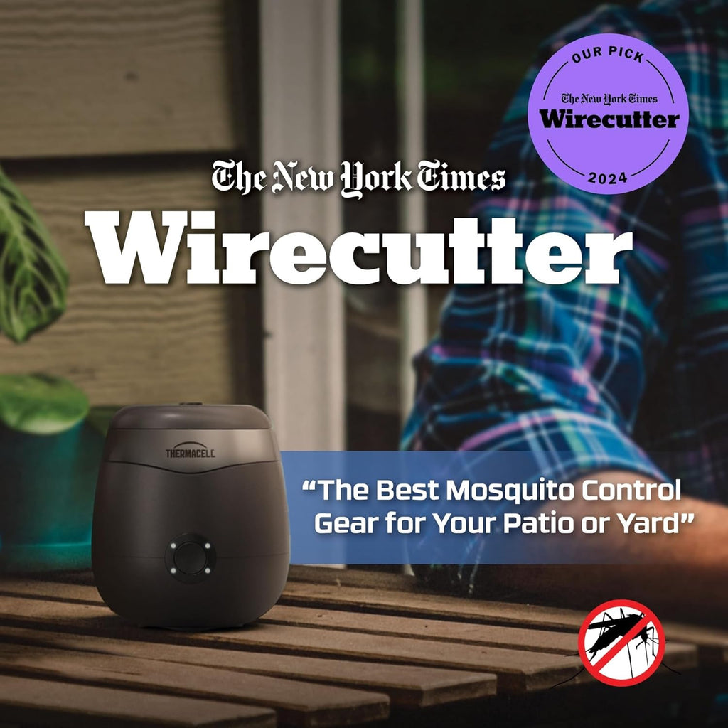 Thermacell E-Series Rechargeable Mosquito Repeller with 20’ Mosquito Protection Zone; Bug Spray Alternative; Scent Free