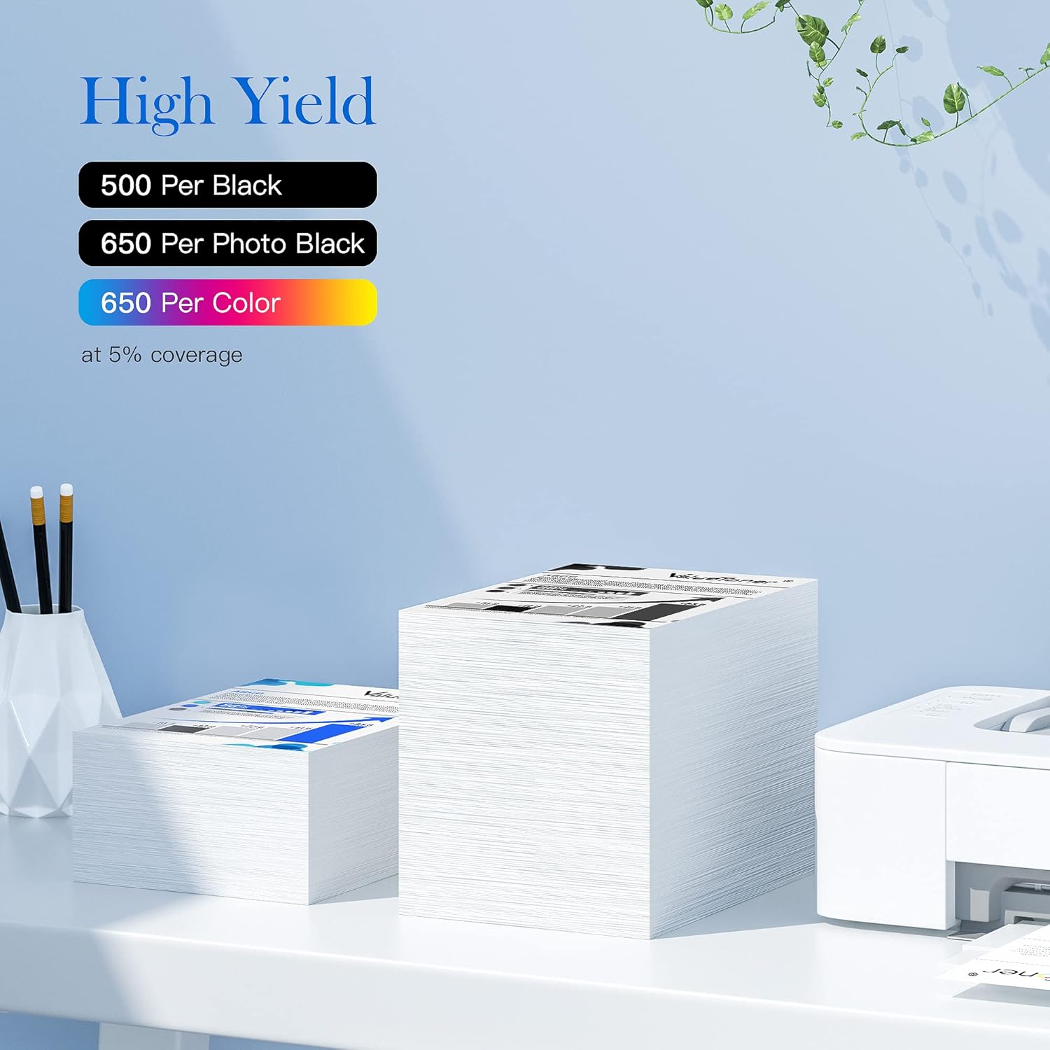 Valuetoner 245XL Ink Cartridge Replacement for Canon 245XL 246XL Combo Pack PG-245XL CL-246XL for Pixma TR4520 TR4527 MG2522 MG2520 MX490 MX492 TS202 TS302 TS3320 MG2920 Printer (Black, Color)