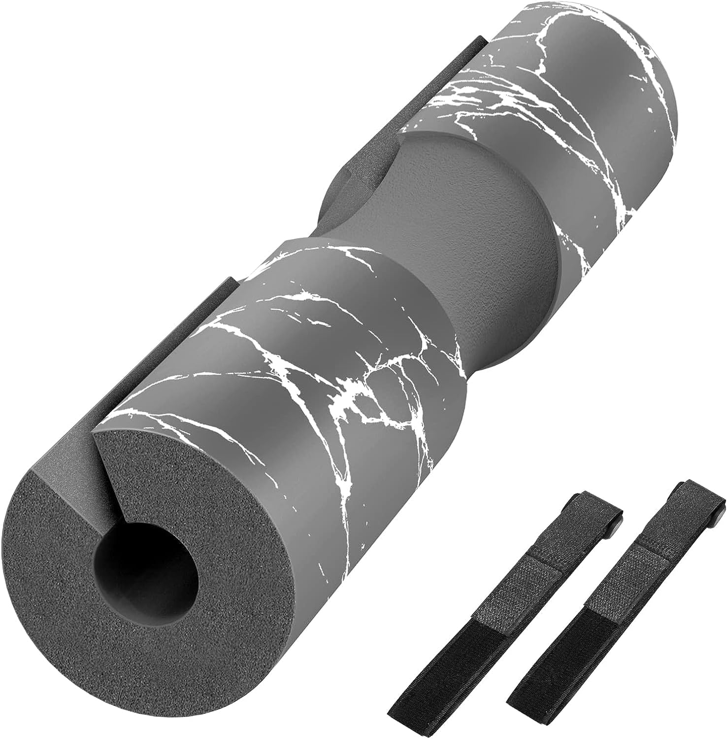 POWER GUIDANCE Barbell Squat Pad - Neck & Shoulder Protective Pad - Great for Squats, Lunges, Hip Thrusts, Weight Lifting & More - Fit Standard and Olympic Bars Perfectly