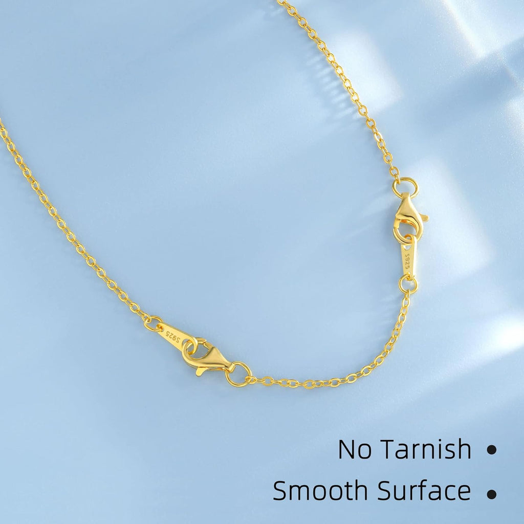 925 Sterling Silver Necklace Extender Sterling Silver Necklace Chain Extenders for Necklaces 2", 3", 4" Inches