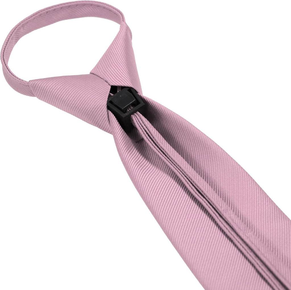 JEMYGINS 3.15“Solid Color Pre-tied Adjustable Necktie for Business and Wedding