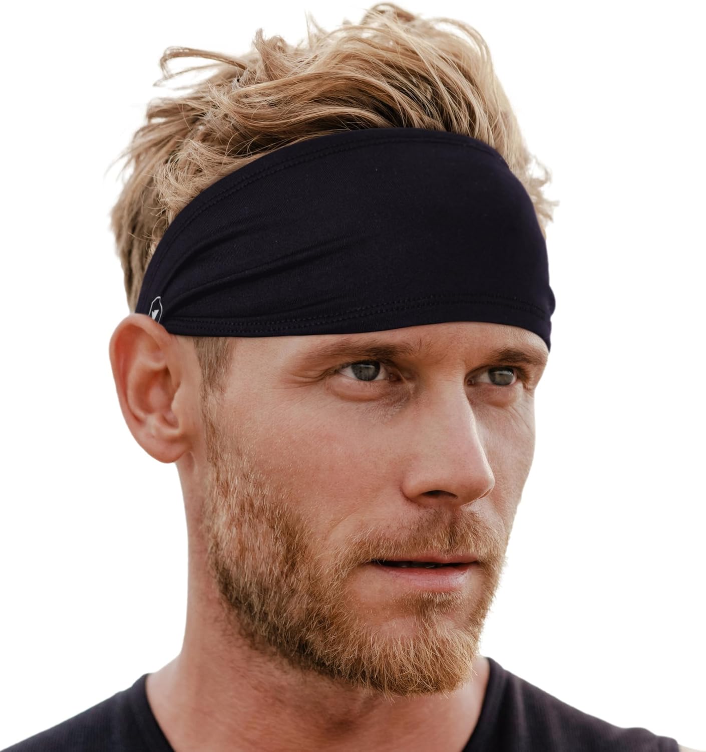 Tough Outfitters Headband for Men - Mens Headbands - Working Out Sports Performance Head Bands - Athletic Cycling Running Sweat Band, Football Headbands - Sweat Bands Men/Women