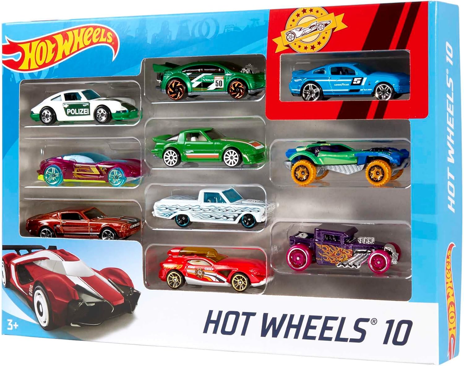 Hot Wheels Toy Car Set, Track Builder Unlimited Playset Fuel Can Stunt Box, 14 Component Parts & 1:64 Scale Vehicle