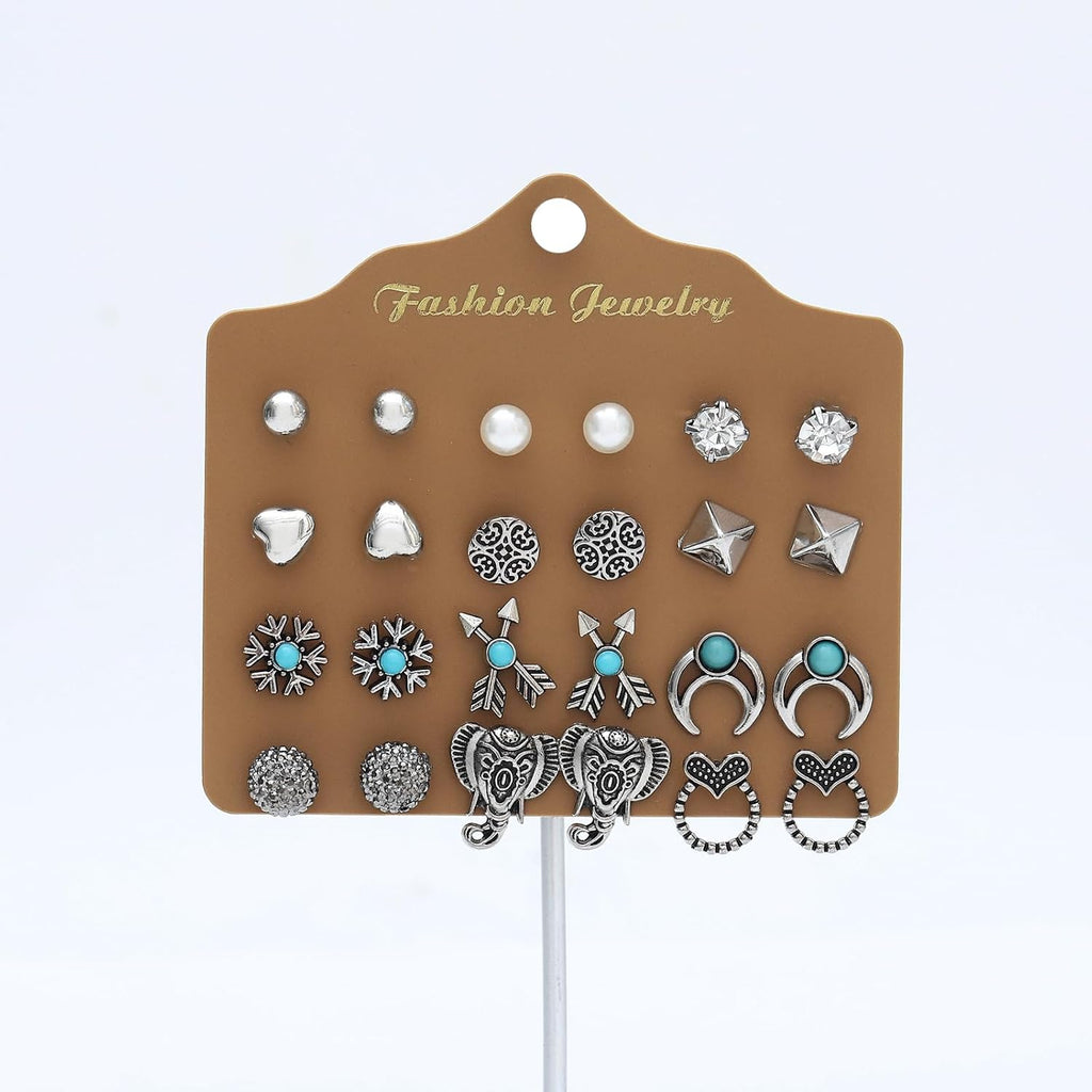 NEWITIN 69 Pieces Gold Jewelry Set for Women Fashion Costume Jewelry Gold Plated Necklace Bracelet Earrings Set for Women