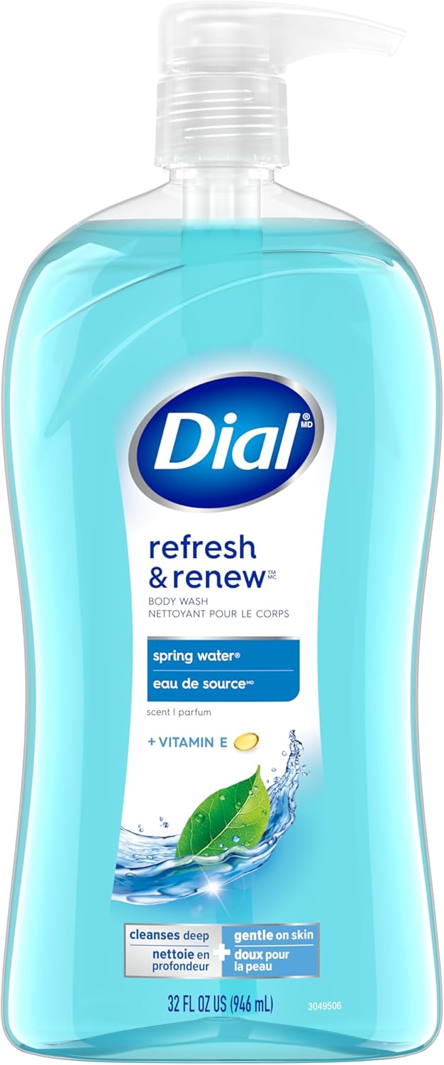 Dial Body Wash, Refresh & Renew Spring Water, 32 fl oz