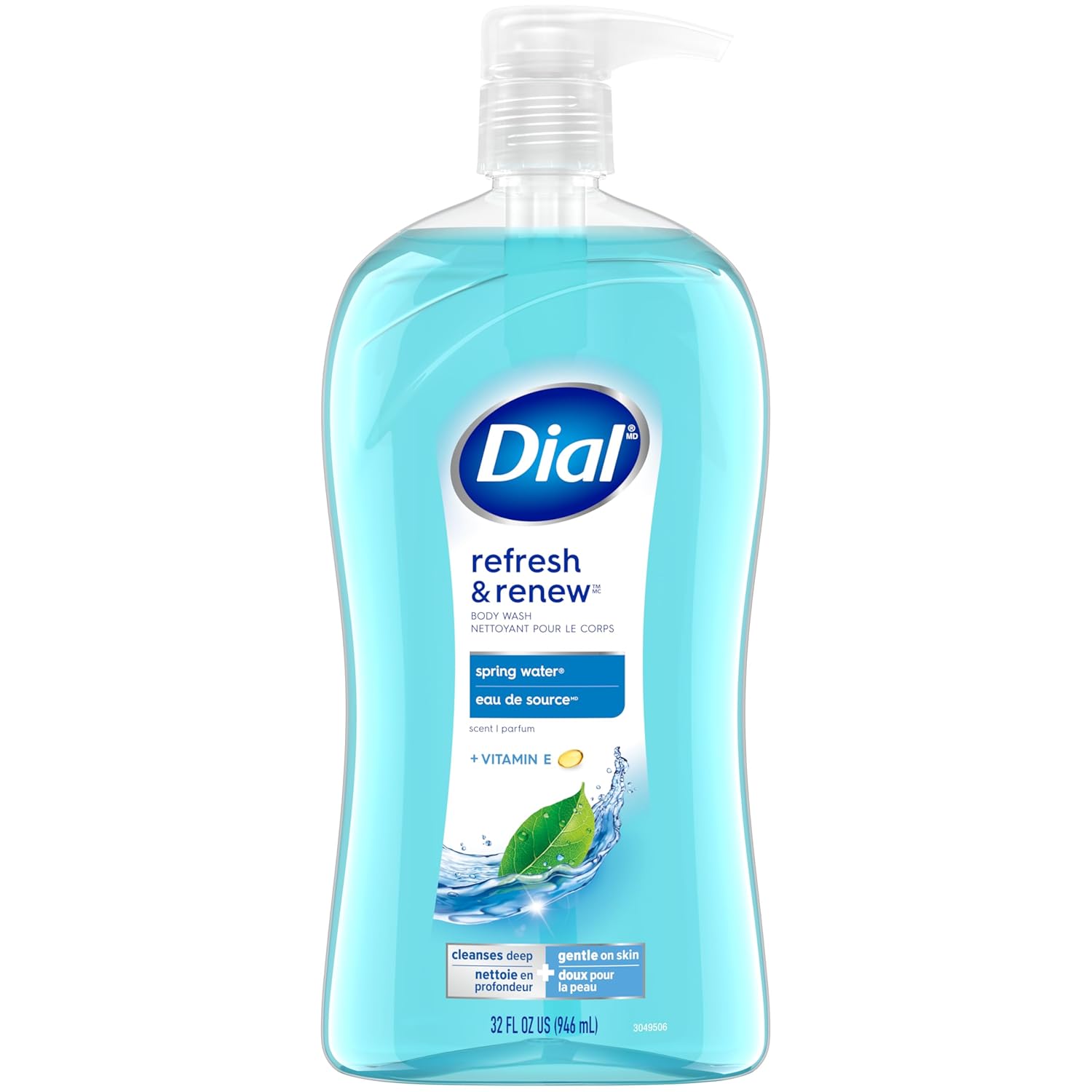 Dial Body Wash, Refresh & Renew Spring Water, 32 fl oz