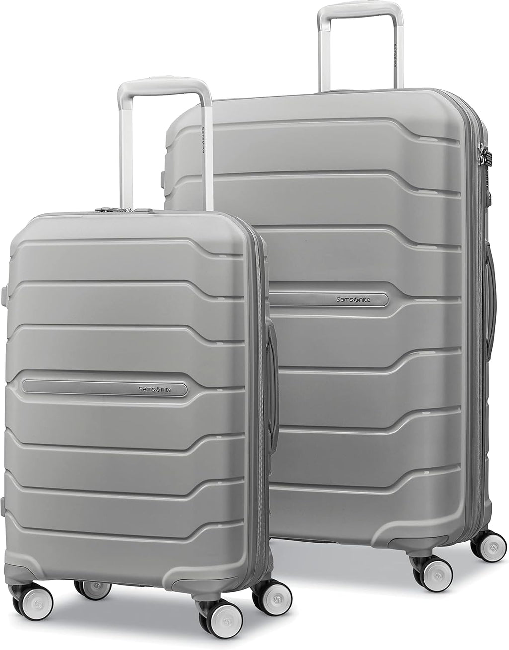 Samsonite Freeform Hardside Carry-On Luggage with Spinner Wheels - Hardshell Suitcase - TSA, Airline-Approved - Expandable Hard Shell, Smooth Rolling Wheels for Lightweight Travel - Navy