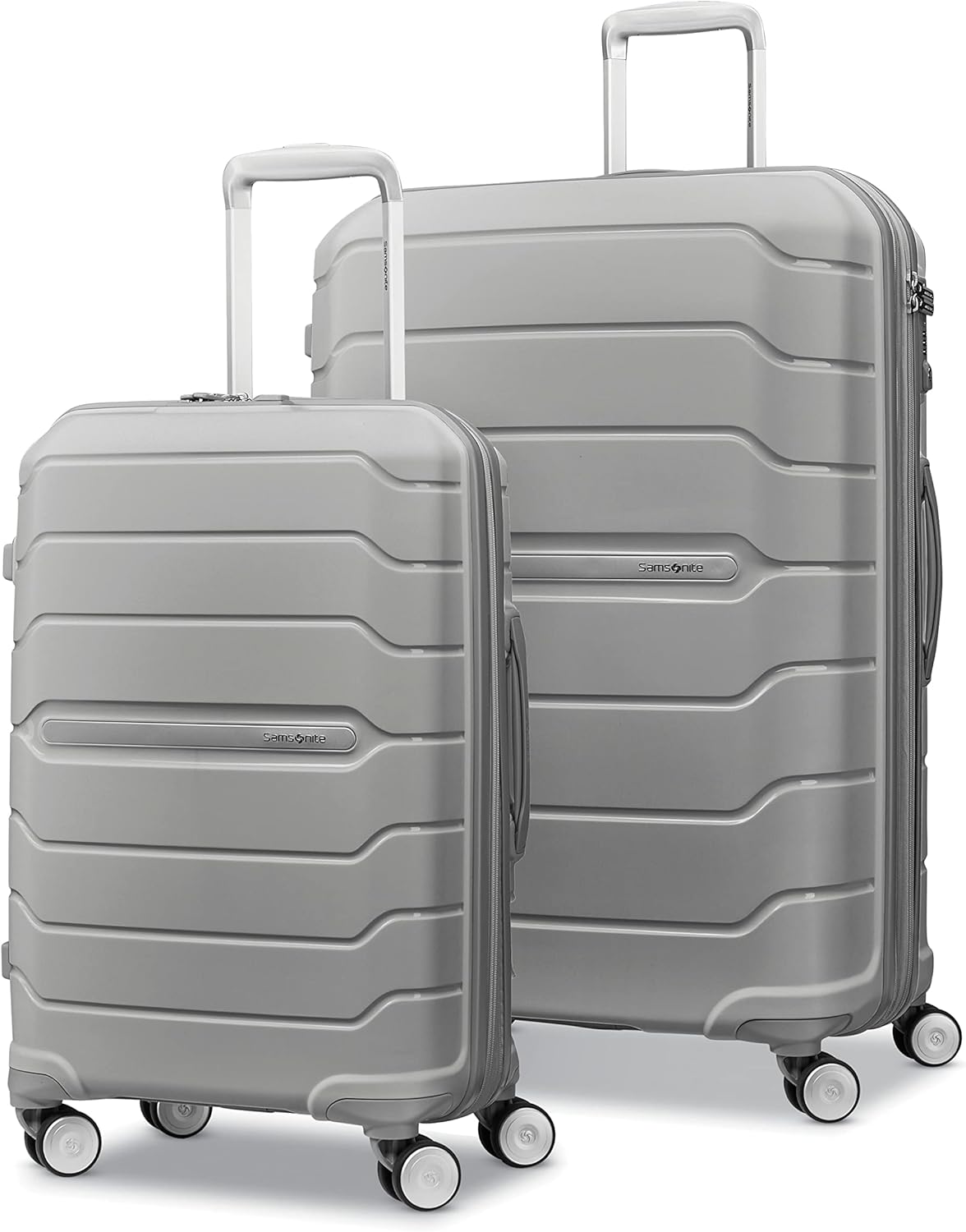 Samsonite Freeform Hardside Carry-On Luggage with Spinner Wheels - Hardshell Suitcase - TSA, Airline-Approved - Expandable Hard Shell, Smooth Rolling Wheels for Lightweight Travel - Navy