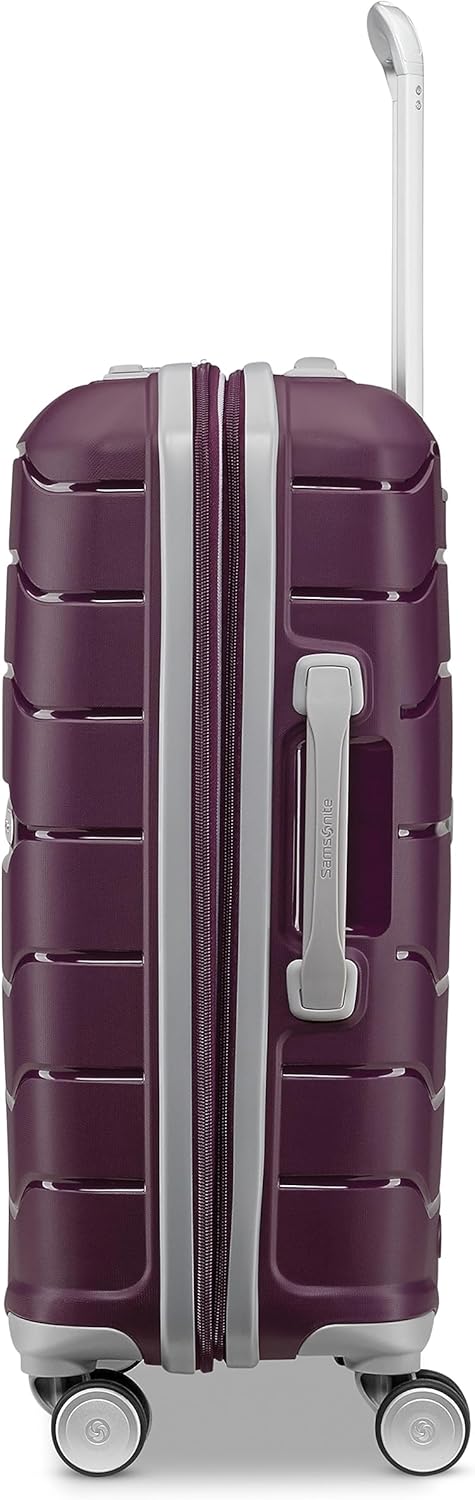 Samsonite Freeform Hardside Carry-On Luggage with Spinner Wheels - Hardshell Suitcase - TSA, Airline-Approved - Expandable Hard Shell, Smooth Rolling Wheels for Lightweight Travel - Navy
