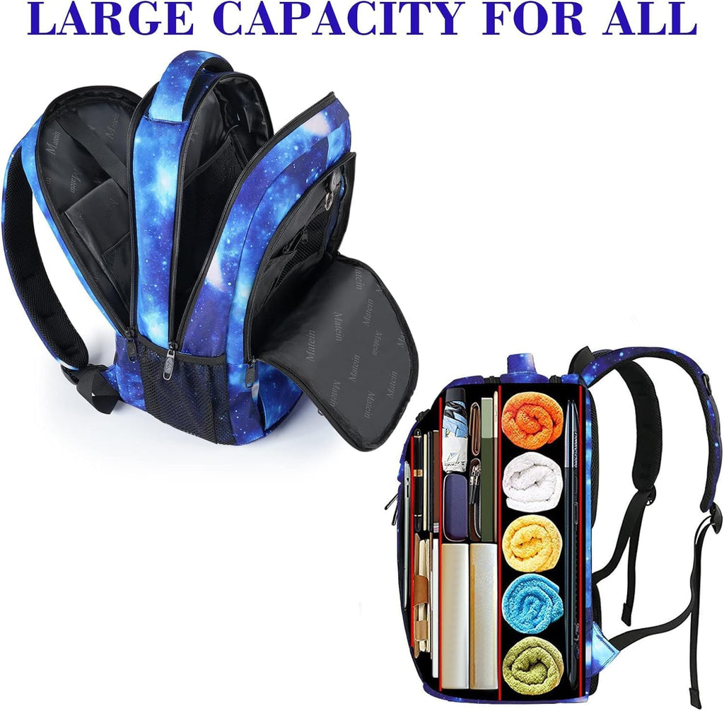 MATEIN Travel Laptop Backpack, Business Anti Theft Slim Sturdy Laptops Backpack with USB Charging Port, Water Resistant College School Computer Bag Gift for Men & Women Fits 15.6 Inch Notebook, Grey