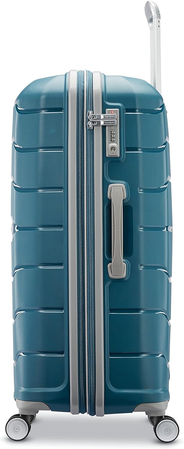 Samsonite Freeform Hardside Carry-On Luggage with Spinner Wheels - Hardshell Suitcase - TSA, Airline-Approved - Expandable Hard Shell, Smooth Rolling Wheels for Lightweight Travel - Navy