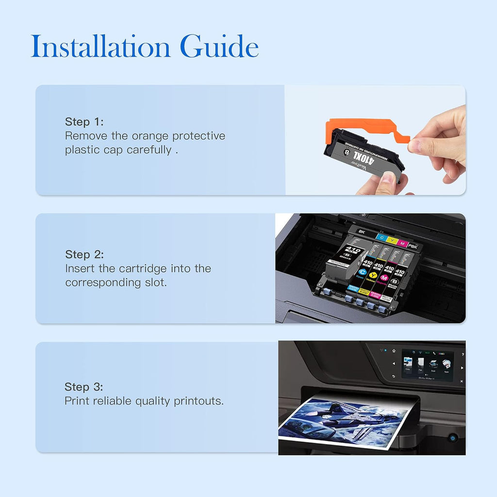 Valuetoner 245XL Ink Cartridge Replacement for Canon 245XL 246XL Combo Pack PG-245XL CL-246XL for Pixma TR4520 TR4527 MG2522 MG2520 MX490 MX492 TS202 TS302 TS3320 MG2920 Printer (Black, Color)