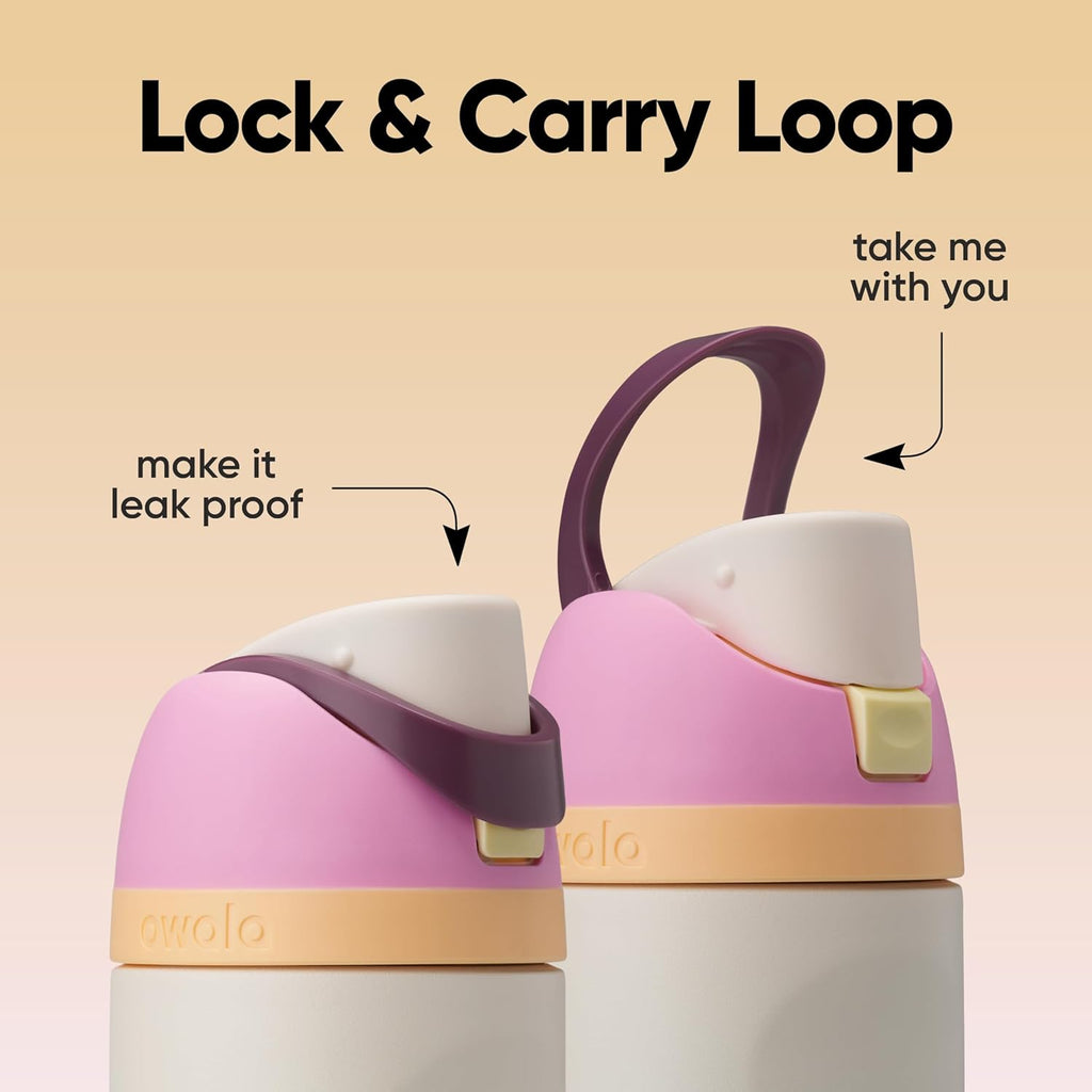 Owala FreeSip Insulated Stainless Steel Water Bottle with Straw, BPA-Free Sports Water Bottle, Great for Travel, 24 Oz, Denim