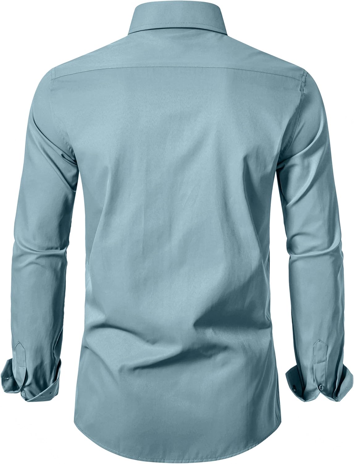 BEILU Stretch Mens Slim Fit Dress Shirts Formal Long Sleeve Button Down Shirts