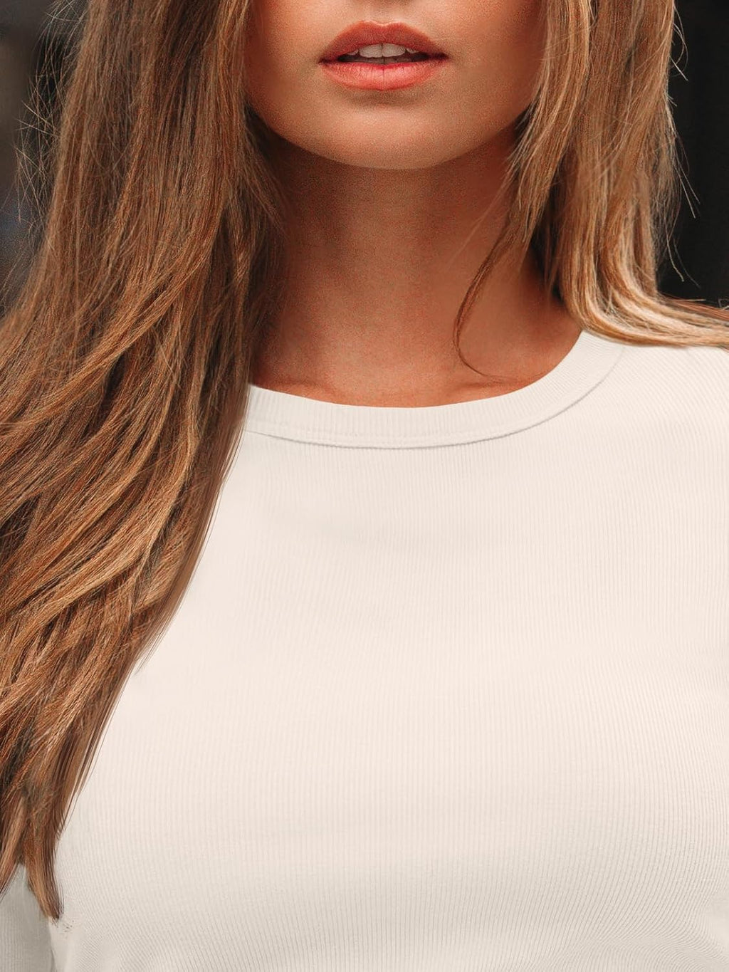 AUTOMET Long Sleeve Shirts Blouses Fall Fashion Ribbed Basic Tops Winter Clothes