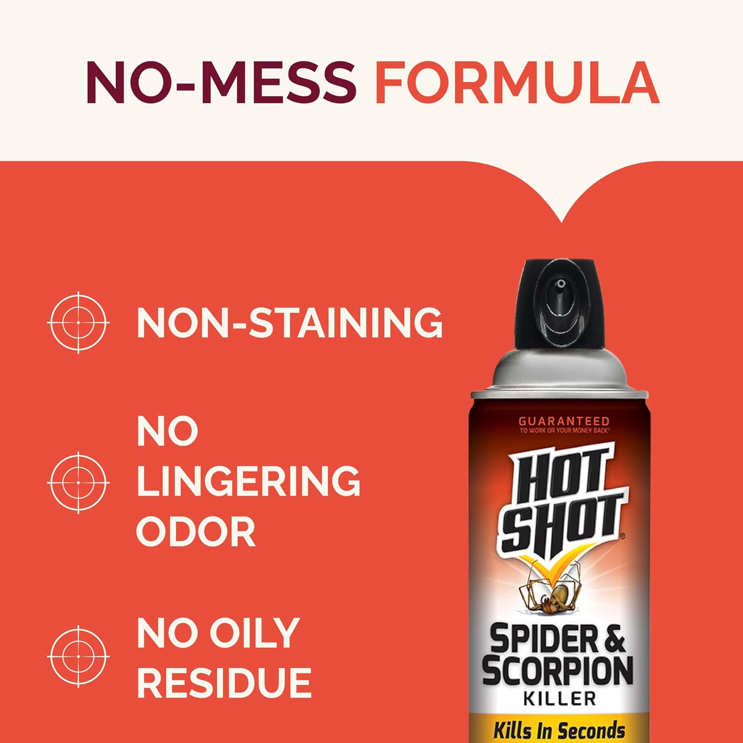 Hot Shot Ant, Roach & Spider Killer, Kills Insects Indoors and Outdoors, Kills Roaches and Listed Ants on Contact, Insecticide Spray, 17.5 Ounce (Crisp Linen)