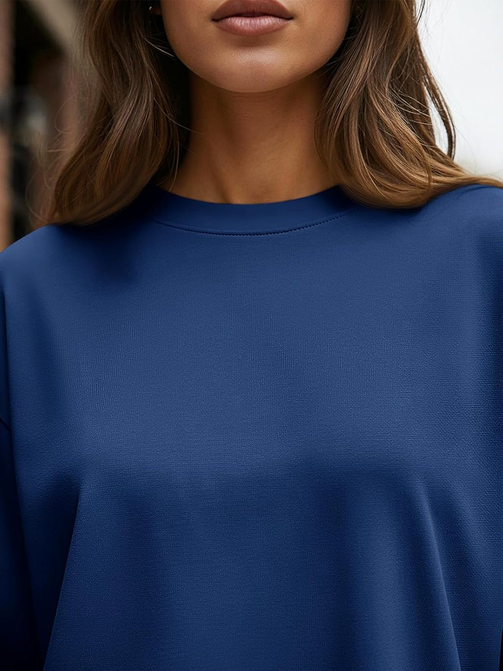 Trendy Queen Womens Oversized Long Sleeve T Shirts 2025 Basic Crewneck Tee Fall Tops Casual Workout Y2K Clothes