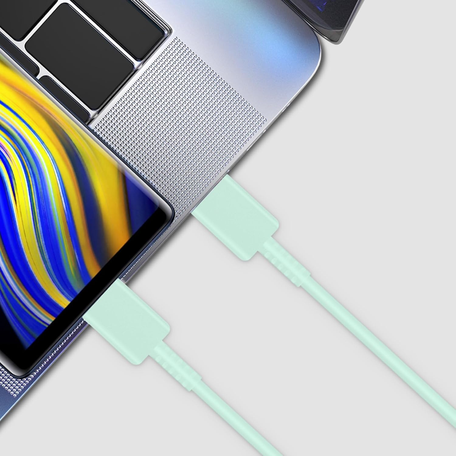 Type C Charger, 2-Pack 25W Type C Fast Charging Block with 6ft USB C Charger Cable Compatible with Galaxy S25 S24 S23 S22 S21+/Phone 16/16 Pro Max/15/15 Pro Max/15 Plus-Black