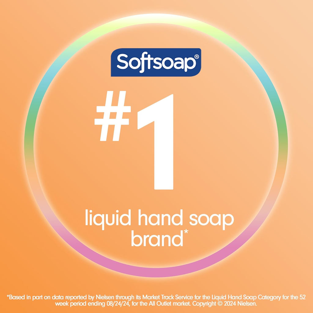 Softsoap Antibacterial Liquid Hand Soap Refill, White Tea & Berry Scented Hand Soap, 50 Ounce(Packaging May Vary)