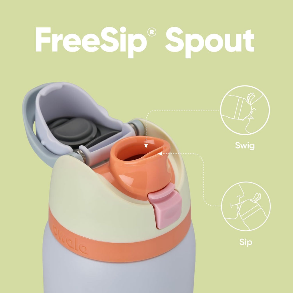 Owala FreeSip Insulated Stainless Steel Water Bottle with Straw, BPA-Free Sports Water Bottle, Great for Travel, 24 Oz, Denim