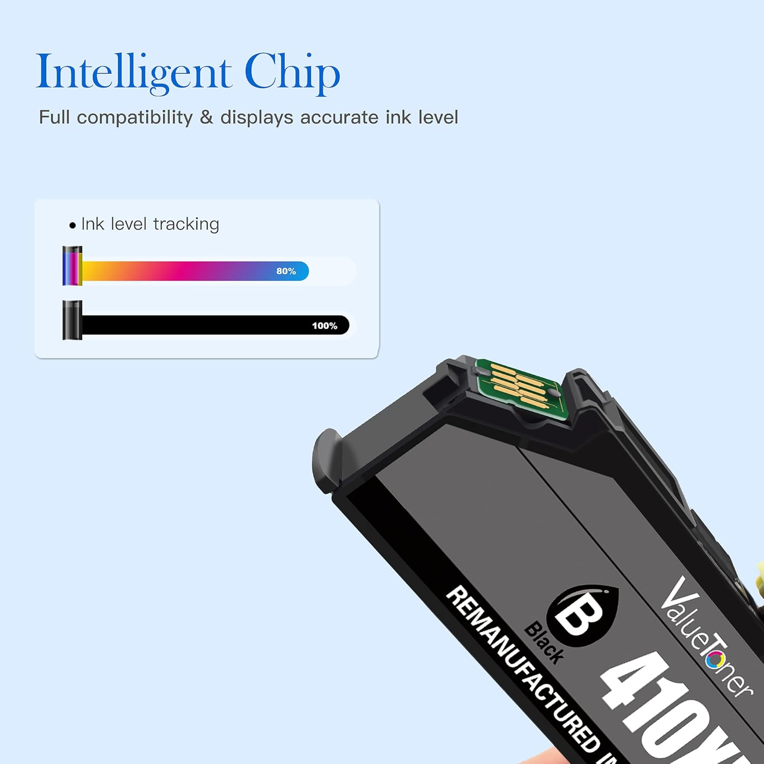 Valuetoner 245XL Ink Cartridge Replacement for Canon 245XL 246XL Combo Pack PG-245XL CL-246XL for Pixma TR4520 TR4527 MG2522 MG2520 MX490 MX492 TS202 TS302 TS3320 MG2920 Printer (Black, Color)