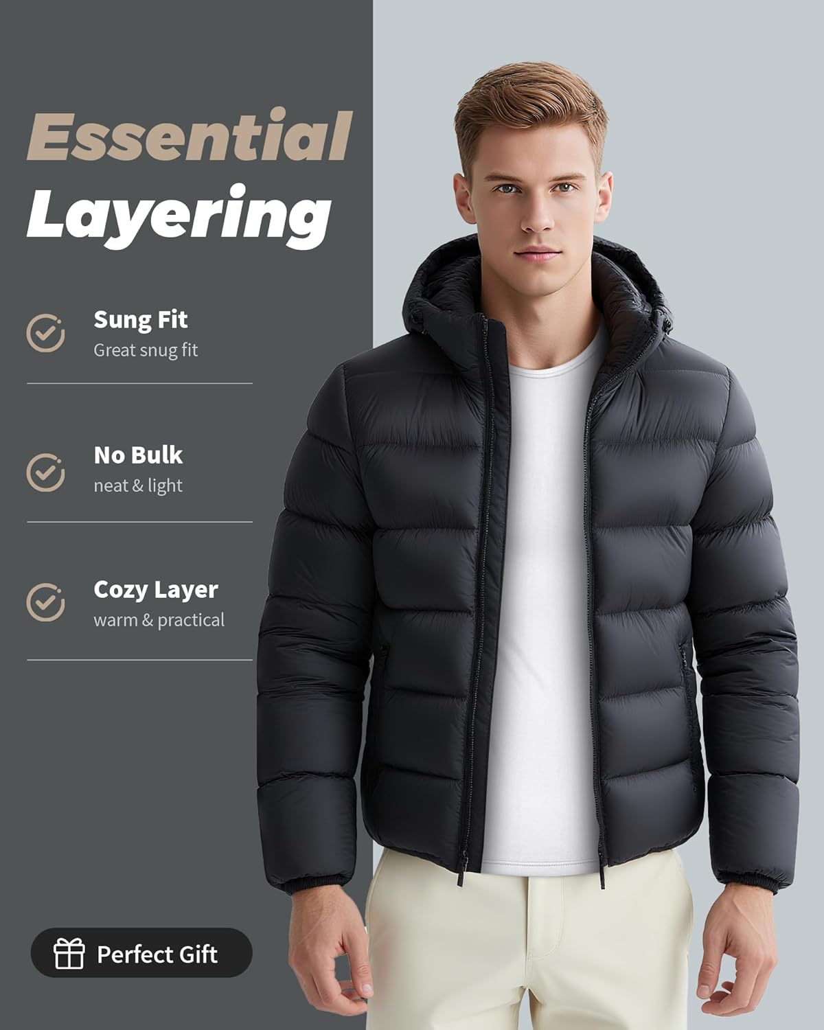 WEERTI Thermal Underwear for Men Long Johns with Fleece Lined Base Layer Men Cold Weather Top Bottom