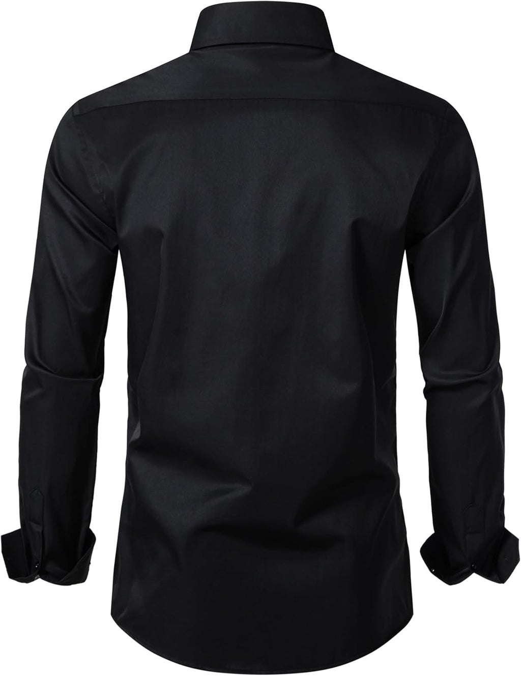 BEILU Stretch Mens Slim Fit Dress Shirts Formal Long Sleeve Button Down Shirts