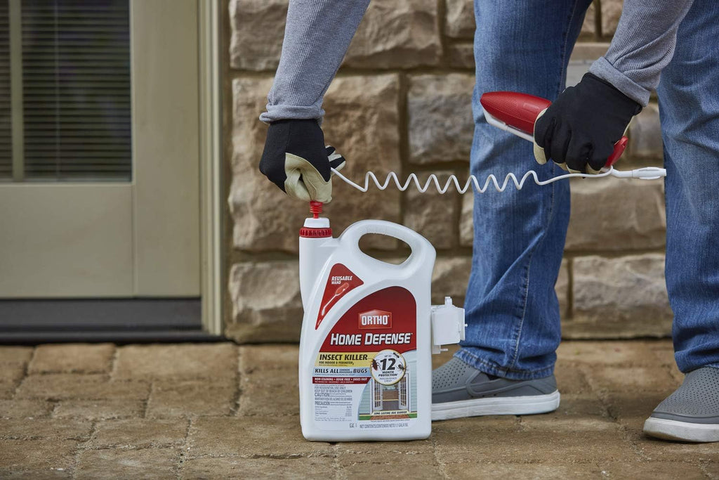 Ortho Home Defense Insect Killer for Indoor and Perimeter2 with Comfort Wand, Controls Ants, Roaches, Spiders and More, 1.33 gal