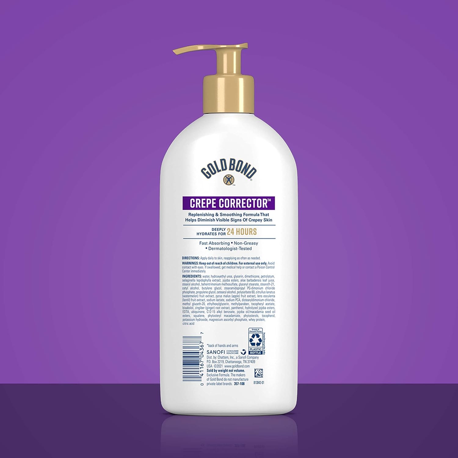 Gold Bond Age Renew Crepe Corrector Body Lotion, Replenishing & Smoothing Formula, 8 oz.