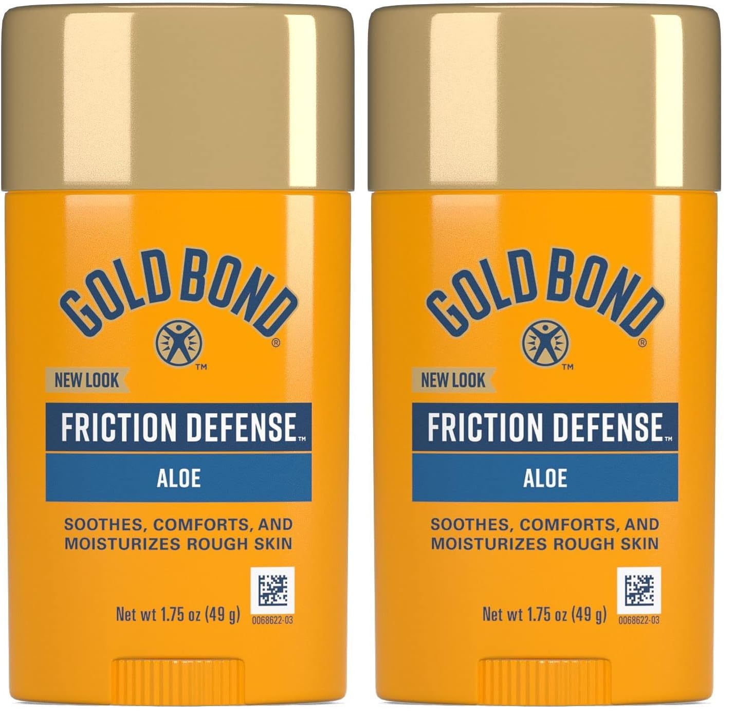 Gold Bond Friction Defense Stick, 1.75 oz., With Aloe to Soothe, Comfort & Moisturize Rough Skin