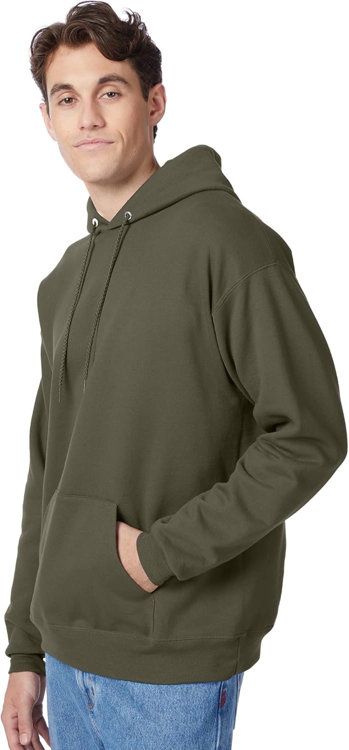 Hanes mens Hoodie, Ecosmart Fleece Hoodie, Hooded Sweatshirt for Men
