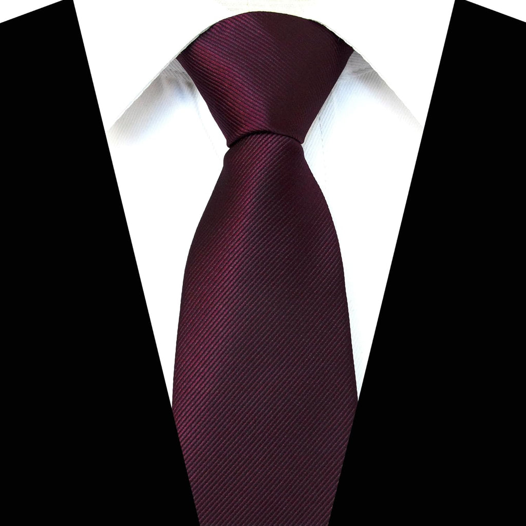 JEMYGINS 3.15“Solid Color Pre-tied Adjustable Necktie for Business and Wedding